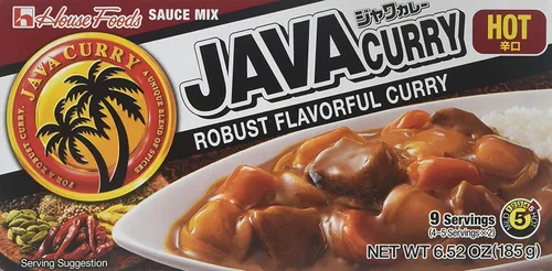 Vista 4 de House Foods Mezcla de salsa de curry de Java (Java Curry (Hot), paquete de 2