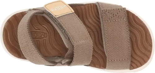 Vista 5 de KEEN Correa trasera Elle unisex para niños, plataforma casual y puntera abierta