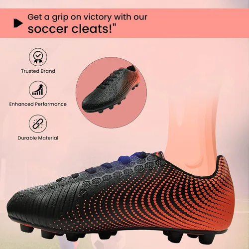 Vista 4 de Vizari Stealth Firm Ground - Botines de fútbol para jóvenes, ligeros, duraderos y cómodos con excelente tracción, zapatos de fútbol para niños