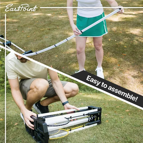 Vista 4 de Conjunto de Bádminton de Configuración Fácil EastPoint Sports