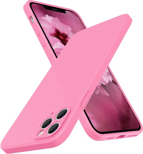 Vista 14 de SURPHY Funda de diseño para iPhone 11 Pro Max con protección para cámara, diseño de borde recto, silicona líquida delgada, piedra