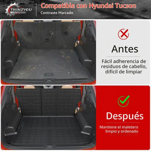 Vista 6 de Juego de alfombrillas para Hyundai Tucson 2022-2025 2026