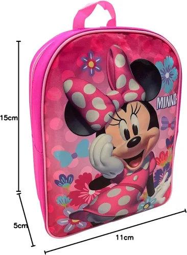 Vista 5 de Ruz Mochila escolar de 15 pulgadas con licencia de Minnie Mouse para niños, Varios colores, Minnie Mouse 2