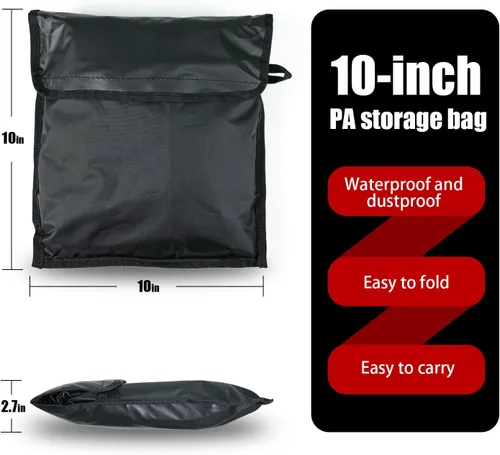 Vista 5 de Funda de lluvia para bolsa de golf, duradera, a prueba de polvo, equipo impermeable para viajes, bolsa de golf, capucha de lluvia de 50.4 pulgadas
