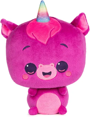 Vista 7 de GUND Drops, Gina Spots, Expressive Premium - Animal de peluche suave para mascotas, leopardo morado, 9 pulgadas