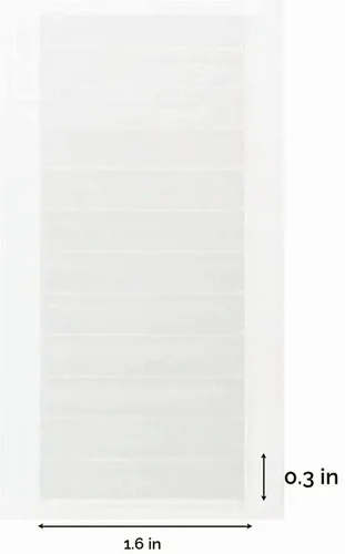 Vista 4 de Beautify - Pestañas de cinta de extensión de cabello sin brillo, cinta de repuesto de doble cara para extensiones de cabello, 120 pestañas por