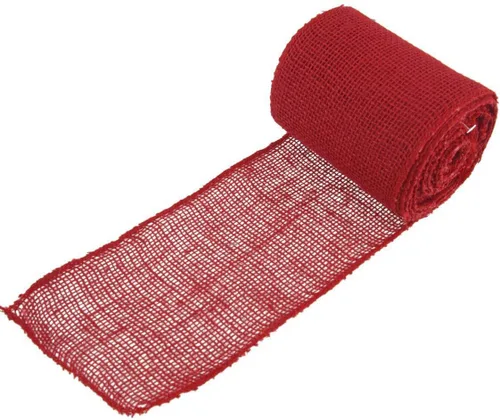 Vista 8 de JubileeYarn - Cinta de yute de arpillera para manualidades, 5.5 pulgadas x 10 yardas, color negro, 1 rollo