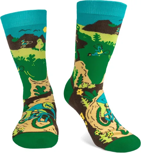 Vista 5 de I'd Rather Be - Calcetines divertidos para hombres y mujeres, regalos para golf, caza, camping, senderismo, esquí, lectura, deportes y mucho más