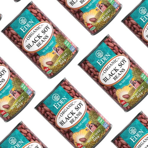 Vista 8 de Eden Soja negra orgánica, lata de 15 onzas (paquete de 12), proteína completa, sin sal, sin OMG, sin gluten, vegano, Kosher, cultivado en Estados