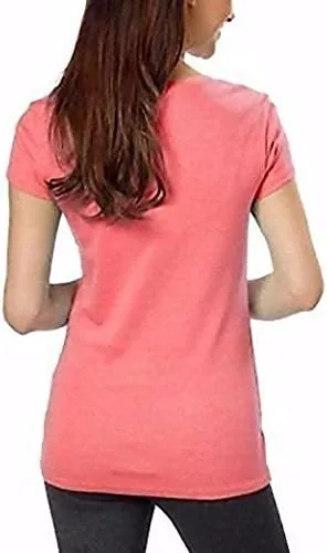 Vista 4 de Kirkland Signature Camisetas prémium de algodón con cuello en V para mujer