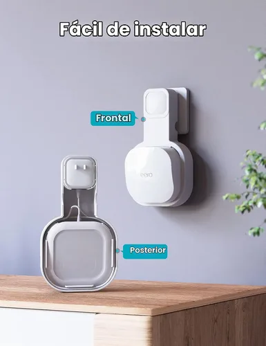 Vista 7 de DG-Direct Soporte de montaje en pared para eero 6 y eero 6+ Router Mesh Wi-Fi System, sin cables desordenados, soporte de montaje de pared para eero