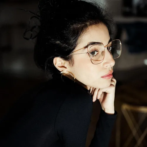 Vista 3 de TIJN Gafas transparentes cuadradas de moda para mujeres y hombres, anteojos sin receta, marcos de metal ligeros, lentes de moda, Sterre