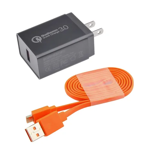 Vista 6 de Cable de carga de repuesto rojo para bocina inalámbrica JBL