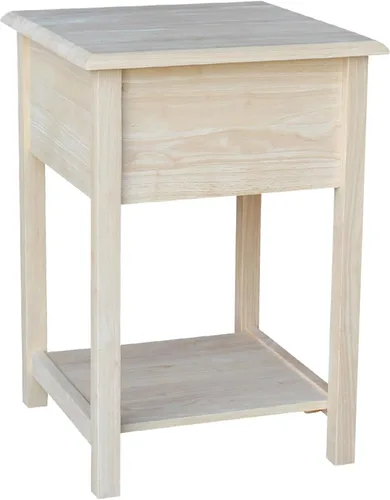 Vista 6 de International Concepts - Lámpara de mesa, madera, sin terminar