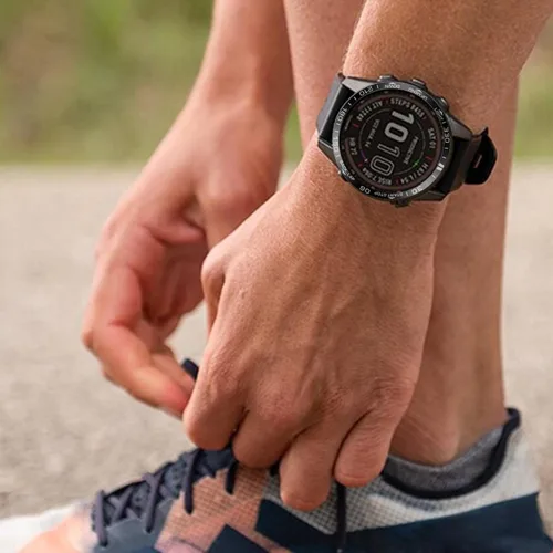 Vista 6 de Abanen Bisel de reloj para Garmin Fenix 7X Sapphire Solar, acero inoxidable pulido cubierta adhesiva antiarañazos, anillo de cubierta protectora