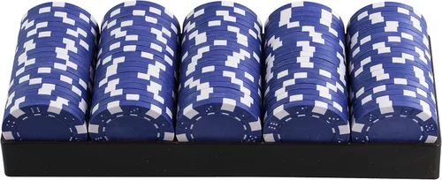 Vista 2 de Fichas de póquer estilo casino de 0.41 oz Reemplazos de fichas de póquer