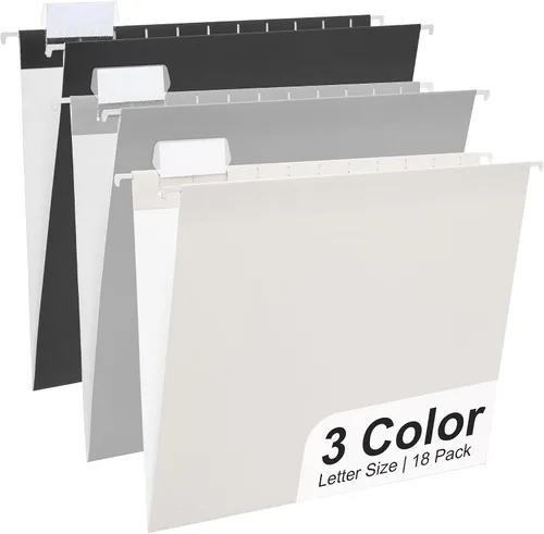 Vista 26 de Y YOMA Paquete de 6 Carpetas Colgantes con Degradado Tamaño Carta Carpetas Colgantes Decorativas Bonita Carpeta Organizadora para Gabinete