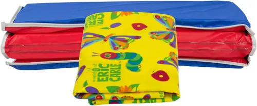 Vista 11 de KinderMat + Eric Carle Kinderbundle - ABC & 123 - Alfombrilla para siesta completa y funda lavable, edición especial - 47" x 22", paquete económico