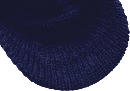 Vista 52 de C-US - Gorro de punto cálido para mujer, con visera de ganchillo con acento de flores