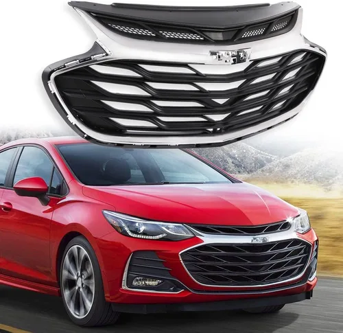 Vista 9 de CHEDA Conjunto de rejilla superior delantera compatible con Chevy Cruze 2019-2020