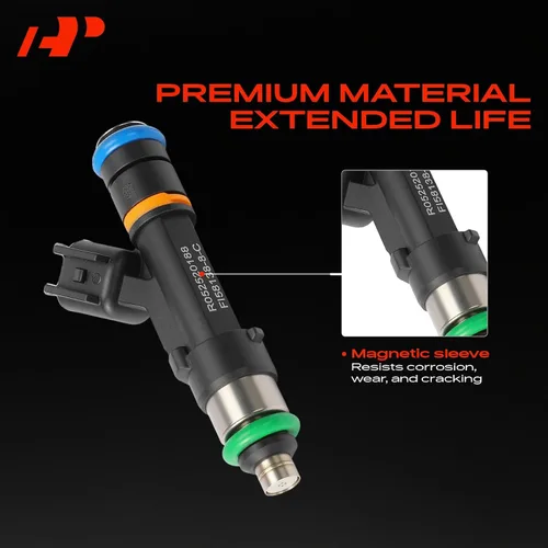 Vista 3 de A-Premium Inyectores de combustible compatibles con Ford E-150, E-250, Expedition, F-150, E-150/E-350 Club Wagon, E-350/E-450/F-250/F-350 Super