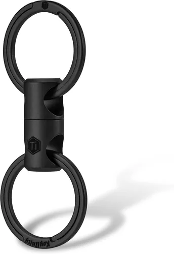 Vista 10 de KeyUnity Titanium Swivel Key Ring Keychain Connector
