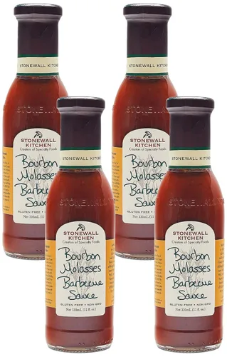 Vista 6 de Stonewall Kitchen Salsa barbacoa de melaza Bourbon, 11 onzas