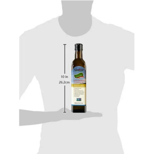 Vista 7 de Twinfood - Etiqueta clásica de aceite de canola, paquete doble de 16.9 fl oz, prensado en frío sin OMG para cocinar y aderezar (2 botellas)