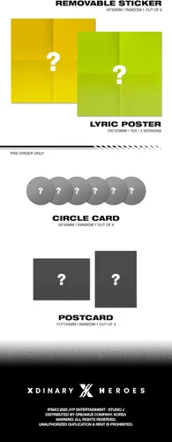 Vista 7 de Xdinary Heroes LIvelock 4º Mini álbum CD+Photobook+Photocard+Póster lírico en paquete+Seguimiento sellado XH (versión estándar ROJO)