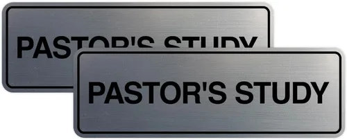 Vista 16 de Signs ByLITA Señal de estudio estándar del pastor (negro) - Pequeño
