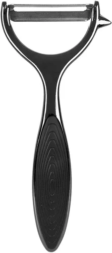 Vista 10 de Home Basics - Abrelatas manual de aleación de zinc curvada con perilla grande de fácil giro Asas de agarre antideslizantes Rueda de corte