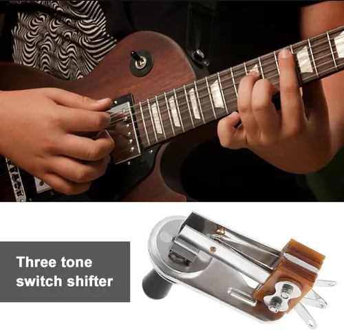 Vista 2 de Interruptor métrico básico de ángulo recto de 3 vías Selector de pastillas tipo L compatible con Gibson compatible con guitarra eléctrica Epiphone