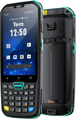 Vista 11 de Tera Escáner de Código de Barras Inalámbrico Portátil: Pantalla LCD Grande de 1.4" Batería de 1200mAh con Base de Carga Diseño Ergonómico 1D 2D QR