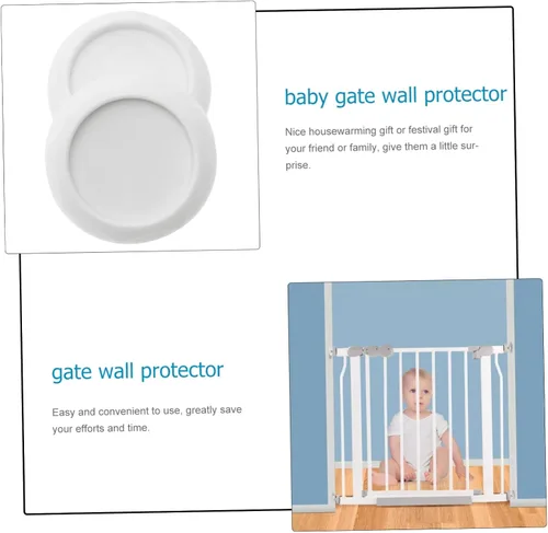 Vista 5 de 2 unids Protector de pared infantil Parachoques de pared Escalera Puerta zócalo Puerta de seguridad infantil para niños Copas App