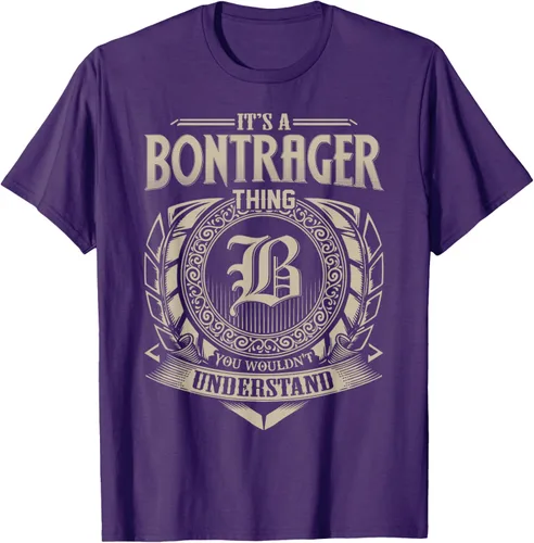 Vista 18 de Camiseta vintage It's A BONTRAGER Thing You Wouldn't Understand Name, Negro