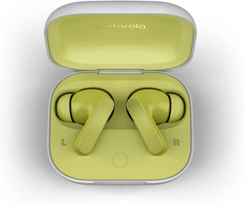 Vista 2 de Motorola Moto Buds XT2443-1 Dynamic ANC, Triple Mic. Array, IPX IP54, Bluetooth 5.3, Dolby Atmos-Sound - (verde)