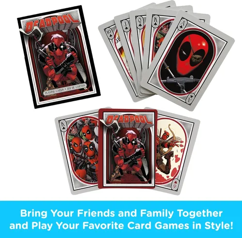 Vista 2 de Marvel Deadpool Nouveau - Baraja de cartas