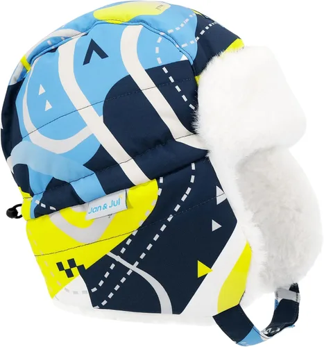 Vista 18 de JAN & JUL Gorro de invierno impermeable para bebés y niños Oso