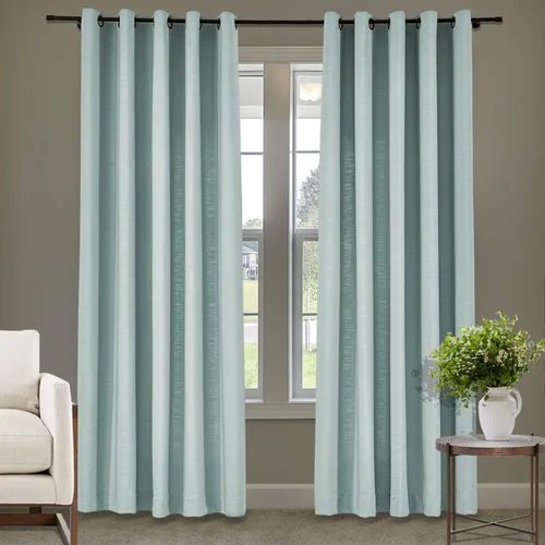Vista 56 de Frelement Cortinas de lino de lino de bronce con ojales para interiores, tratamiento de ventanas para sala de estar, dormitorio, habitación