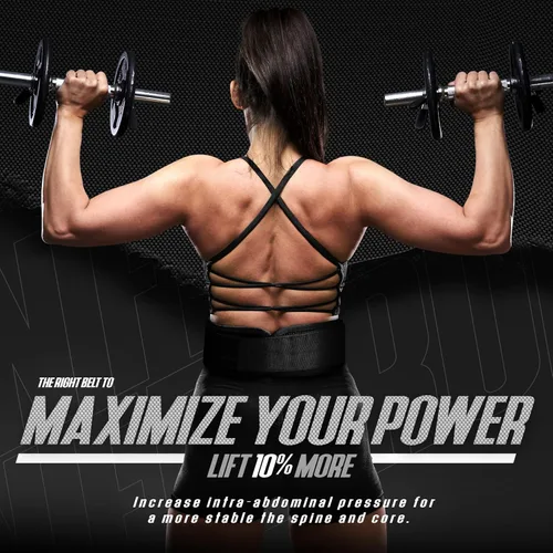Vista 8 de DXM SPORTS Cinturón de levantamiento de pesas con autobloqueo, para hombres y mujeres, gimnasio, entrenamiento de fuerza, levantamiento de pesas