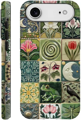 Vista 69 de DAIZAG Funda compatible con iPhone 11, funda duradera de protección contra golpes para niñas y mujeres, cruz bíblica, collage de flores