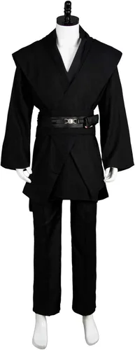 Vista 6 de Disfraz de túnica para hombre conjunto completo de bata con capucha para Halloween cosplay