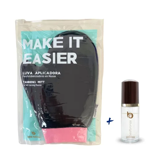 Vista 9 de Best Bronze Clear Travel Self Tanner Mousse - Espuma bronceadora sin sol para un bronceado claro, medio y oscuro personalizable, mousse de bronceado