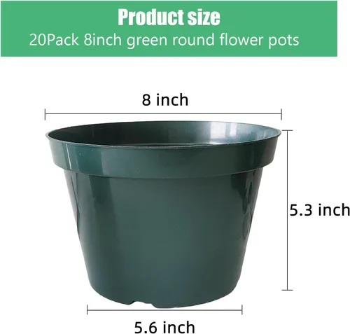 Vista 6 de DAPERCI RooTrimmer - Maceta para vivero de 8 pulgadas para cultivar macetas resistentes a un precio a granel 20P