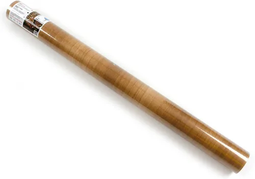 Vista 2 de ROSEROSA Papel tapiz autoadhesivo de madera de PVC para despegar y pegar, revestimiento de estante superior de encimera, color nogal