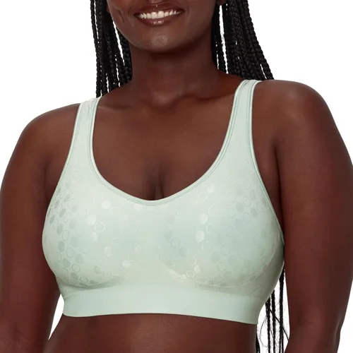 Vista 26 de Bali Sujetadores sin aros para mujer - Comfort Revolution - Brasier sin aros - Ajustable y de apoyo - Talla grande para mujer Trópico de almendras