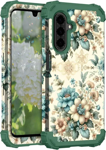 Vista 84 de Hocase Funda para Galaxy A37 5G, protección resistente a prueba de golpes, parachoques de goma de silicona suave+funda protectora híbrida