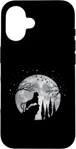 Vista 32 de Four-Legged Dog Breed - Full Moon American Bully Case for iPhone 17