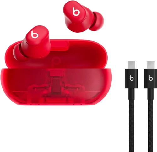 Vista 6 de Beats Solo Buds - Auriculares inalámbricos Bluetooth con cables de carga USB-C (1.5), color negro mate
