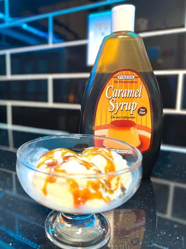 Vista 3 de Jarabe de caramelo de flan. Botella de 22 onzas